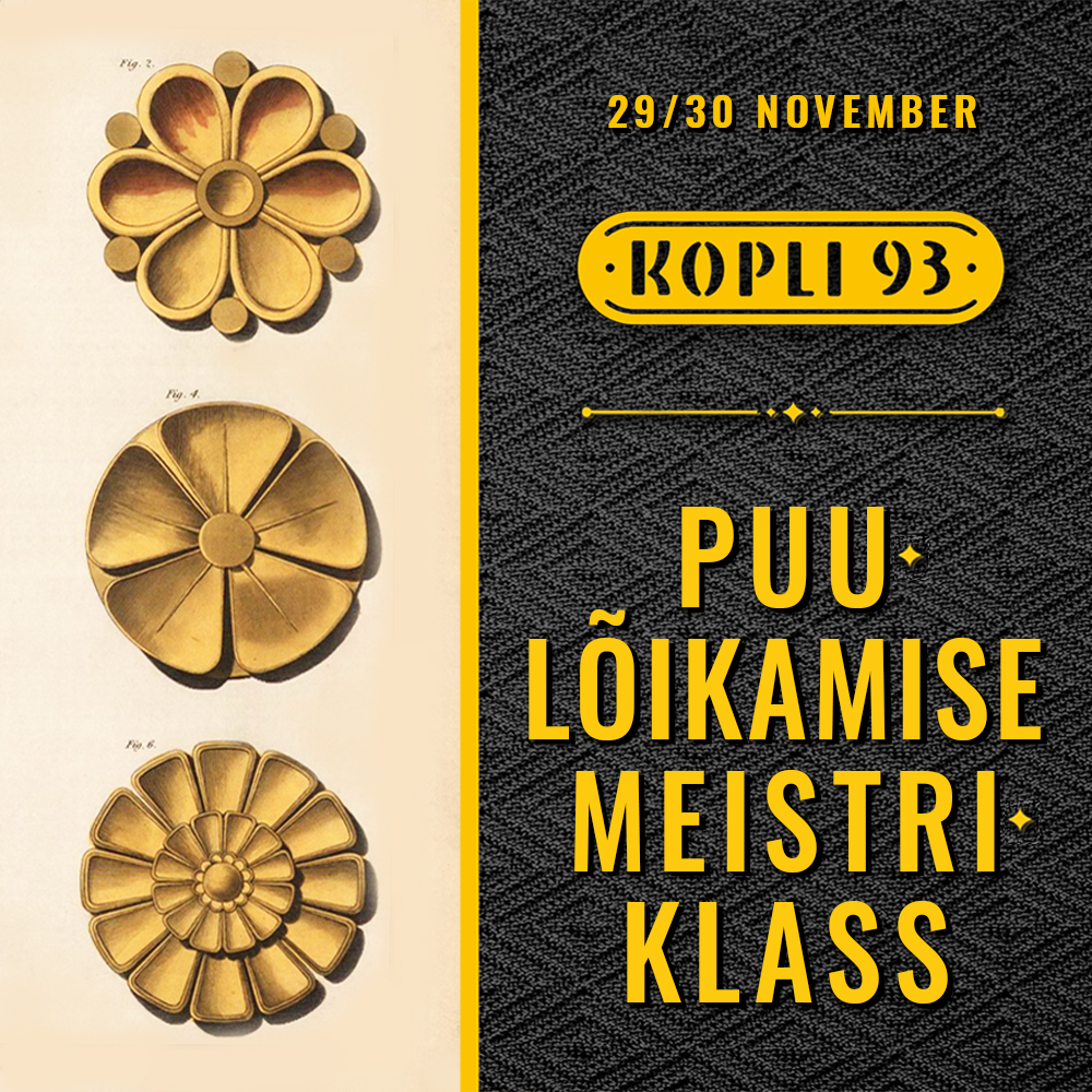 Puulõikamise meistriklass