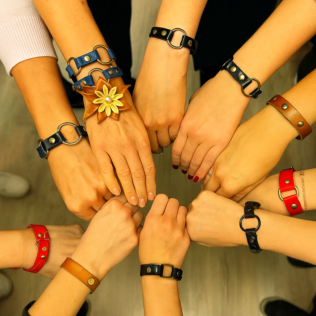 Nahast käepaela/võtmehoidja valmistamise töötuba