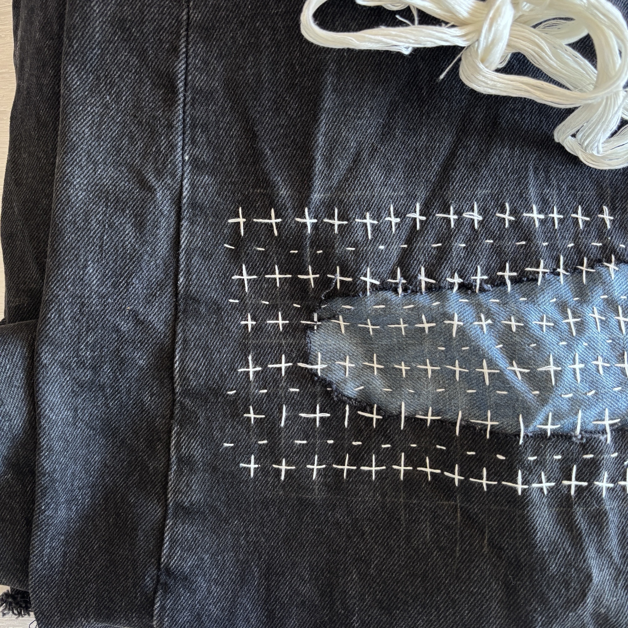 Sashiko tikandi abil rõivaste parandamise töötuba